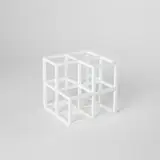 Sol LeWitt, Cube Without a Cube, 1996, Painted wood multiple, contained in the original wooden box