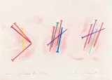 James Rosenquist, Drawing #7 for Heart Time Flowers