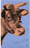 Cow (F. & S. 11A) by Andy Warhol, 1971, Screenprint in colors, on wallpaper, the full sheet, sold Apr 2024