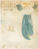 Frontispiece, from Elles (D. 179, A. 200, W. 155) by Henri de Toulouse-Lautrec, 1896, Lithograph in colors, on wove paper watermarked G. Pellet T. Lautrec , linen-backed, the full sheet, sold Apr 2024