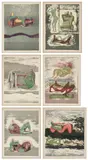 Henry Moore, Reclining Figures (C. 236-241), 1973, The complete set of six lithographs in colors, on Arches paper, with full margins