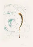 Le Cercle viscéral du cosmos, from La Conquête du cosmos (The Visceral Circle of the Cosmos, from The Conquest of the Cosmos) (M. & L. 647) by Salvador Dalí, 1974, Etching and lithograph in colors with embossing, on Arches paper, with full margins, sold Apr 2024