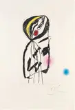 Joan Miró, La Paludéenne (The Malarial) (D. 737), 1975, Etching and aquatint in colors, on Arches paper, with full margins