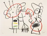 Ubu aux Baléares (Ubu of The Balearic Islands): plate 13 (M. 778, see C. bks 146) by Joan Miró, 1971, Lithograph in colors, on Arches paper, with full margins, sold Apr 2024
