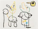 Ubu aux Baléares (Ubu of The Balearic Islands): plate 9 (M. 774, see C. bks 146) by Joan Miró, 1971, Lithograph in colors, on Arches paper, with full margins, sold Apr 2024