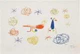 Joan Miró, L'Oiseau rouge II (The Red Bird II) (M. 99)