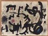 Homentage à Joan Prats (Tribute to Joan Prats) (M. 1034, see C. bks 208) by Joan Miró, 1975, Lithograph in colors, on Guarro paper, the full sheet, sold Apr 2024