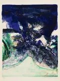San Lazzaro et ses amis (San Lazzaro and His Friends) (Å. 268) by Zao Wou-ki, 1975, Lithograph in colours, on Arches paper, with full margins, sold Apr 2024