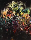 Steven Bindernagel, Untitled, 2010, Unique acrylic, ink and colored pencil drawing, on Yupo paper