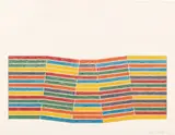 Frank Stella, Furg, from Merce Cunningham Portfolio (S. 1975.01F, G. 583, A. 106), 1975, Screenprint and offset lithograph in colors, on Arches paper, with full margins