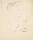Andy Warhol, Unidentified Male, 1955-57, Unique graphite drawing, on thin wove paper