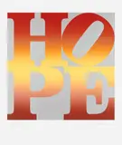 Robert Indiana, Autumn, from Four Seasons of Hope (Silver), 2012, Screenprint in colors, on Coventry Rag paper, with full margins