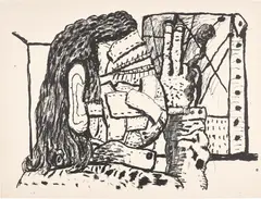 Philip Guston, Painter (G. 1063, S. 40), 1979-81, Lithograph, on Arches Cover paper, with full margins