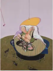 Lying Figure (Q2B) by Francis Bacon, 2015, Giclée print in colors, flush-mounted to aluminum support (as issued), sold Apr 2024