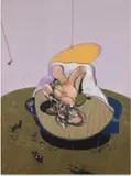 Lying Figure (Q2B) by Francis Bacon, 2015, Giclée print in colors, flush-mounted to aluminum support (as issued), sold Apr 2024