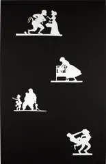 Kara Walker, Excerpt, 2014, Lithograph, on Somerset paper, the full sheet
