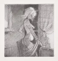 Grace by Lisa Yuskavage, 2001, Etching, on Chine collé to Somerset paper, with full margins, sold Apr 2024