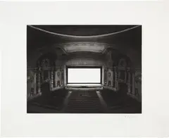 Hiroshi Sugimoto, U.A. Walker Theatre, New York, 2000, Photogravure, on Rives BFK paper, with full margins, contained in the original metal portfolio case