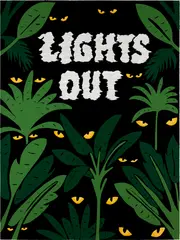 Joel Mesler, Untitled (Lights Out), 2021, Screenprint in colors, on Rives BFK paper, the full sheet