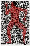 Keith Haring, Into 84 Exhibition Poster, 1983, Offset lithograph in colors, on wove paper, with full margins