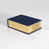 ME and THE by Ed Ruscha, 2002, Sculptural book with double fore-edge printing and gold gilt edges, sold Apr 2024