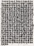 Glenn Ligon, 2000-2099, 2011, Epson Ultra Chrome K3 print, on Museo Max paper, the full sheet