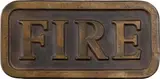 Stephen Kaltenbach, Fire, from 7 Objects/69, 1969, Patinated bronze multiple