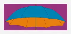Umbrella by Michael Craig-Martin, 2015, Digital inkjet print in colors, on Hahnemühle paper, with full margins, offered Apr 2024