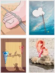 Untitled #5; Untitled #10; Untitled #14; and Untitled #21 by Urs Fischer, 2022, Four digital prints in colors, on wove paper, with full margins, sold Apr 2024