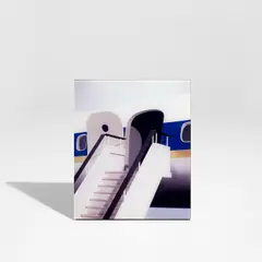 Thomas Demand, Gangway (P. 62), 2001, Diasec mounted Lambda print on black acrylic glass