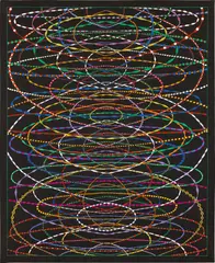 Fred Tomaselli, Drawing #2 After Echolocation, 2000, gouache on paper