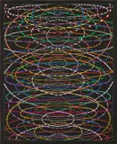 Fred Tomaselli, Drawing #2 After Echolocation, 2000, gouache on paper
