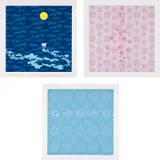 Takashi Murakami, Snow, Moon, Flower, 2002, The complete set of three screenprints in colors, on Coventry paper, with full margins