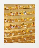 Gold Tears by Damien Hirst, 2012, Inkjet print in colours with glaze and foilblock, on Hahnemühle paper, with full margins, offered Apr 2024