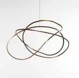 Alyson Shotz, Eccentric Orbit, 2020, Unique hand bent and welded silicon bronze sculpture