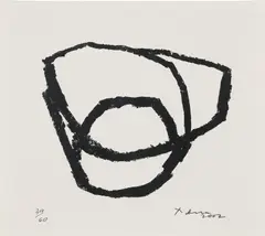 Venice Notebook 2001, #2 (G. 1910, B.-W. 146) by Richard Serra, 2002, Etching, on Fabriano Tiepolo paper, with full margins, sold Jun 2024