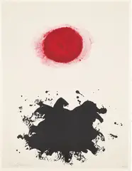 Untitled, from Flight by Adolph Gottlieb, 1971, Lithograph in colors, on Arches paper, with full margins, sold Jun 2024
