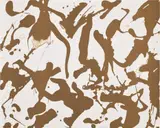 Lee Krasner, Untitled, from Peace Portfolio I (L. 536), 1970, Lithograph in brownish ochre, on Arches paper, the full sheet