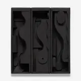 Louise Nevelson, Night Blossom (B. 126), 1973, Black painted wood multiple