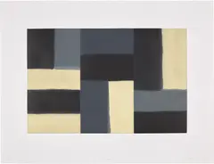 Sean Scully, Doric, 2011, Etching and aquatint in colors, on Somerset paper, with full margins