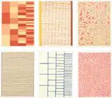 James Siena, Untitled, 2003, The complete set of six etching and aquatints in colors, on Chine collé to wove paper, with full margins