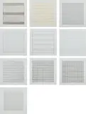 Agnes Martin, Agnes Martin Painting and Drawings 1974-1990, 1991, The complete set of 10 lithographs in colors, on firm transparency paper, with full margins, with text, the sheets loose (as issued), with the accompanying original grey card portfolio with printed uppers