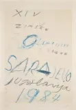 Cy Twombly, Untitled (B. 79), 1983, Lithograph, etching and aquatint in colors, on Arches paper, with margins