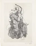 Georges Braque, La Danse (The Dance) (V. 25), 1934, Etching, on Rives BFK paper, with full margins