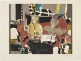 Georges Braque, L'Écho (The Echo), 1960, Lithograph in colors, on Arches paper, with full margins