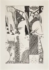 The Seasons (U.L.A.E. 247) by Jasper Johns, 1989, Etching and aquatint, on Mulberry paper laid down to Arches en tout cas paper, with full margins, sold Jun 2024