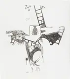 Jasper Johns, The Seasons (Cross) (U.L.A.E. 249), 1990, Etching and aquatint, on Arches paper, with full margins
