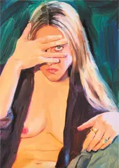 Jenna Gribbon, Comment Section, 2021, Digital pigment print in colors, on Hahnemühle Photo Rag paper, the full sheet
