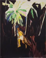 Fisherman by Peter Doig, 2002/2013, Archival digital pigment print in colors, on Somerset paper, the full sheet, sold Jun 2024