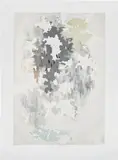 Jim Hodges, Winter Speaks, 2015, Screenprint in colors on hand-cut glassine paper, tipped onto intaglio and screenprint on white wove paper
